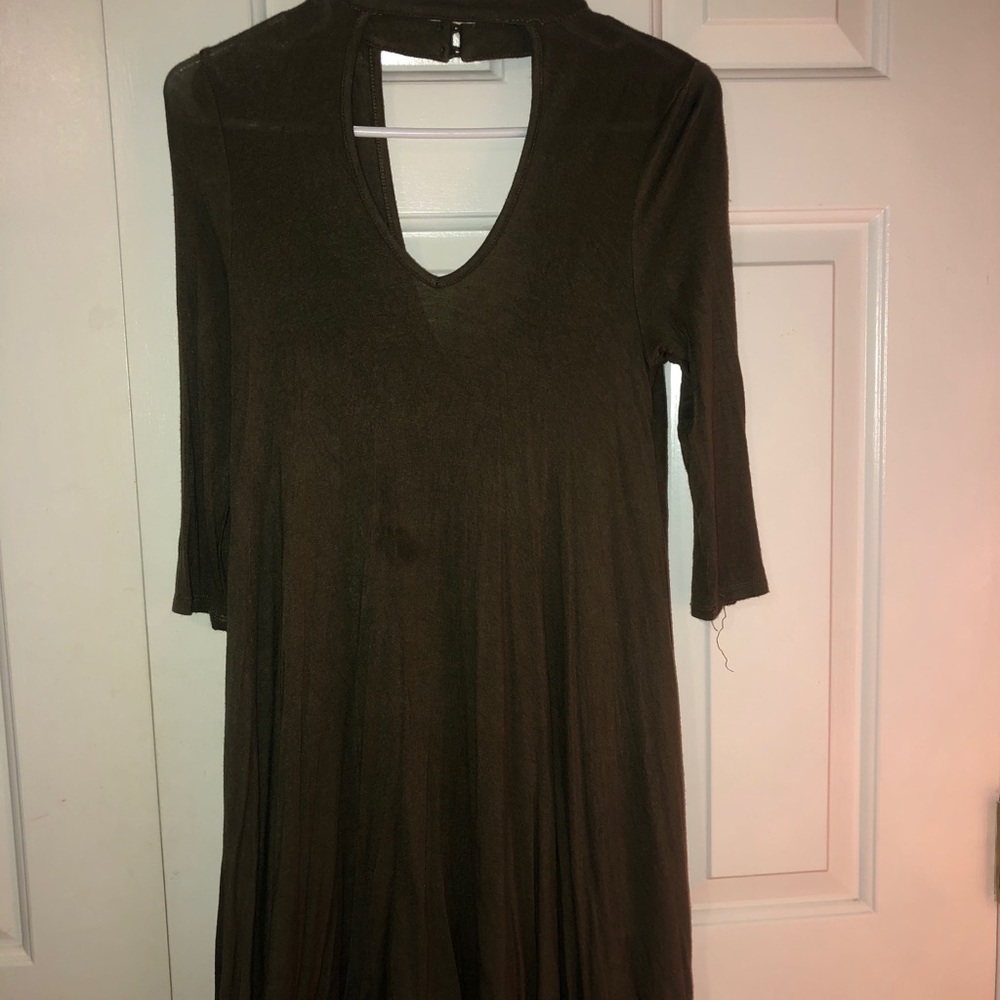 Green boutique dress